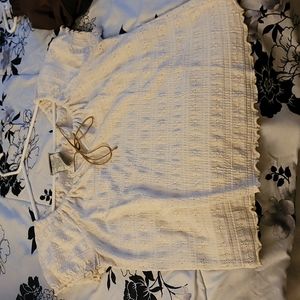 White dress top